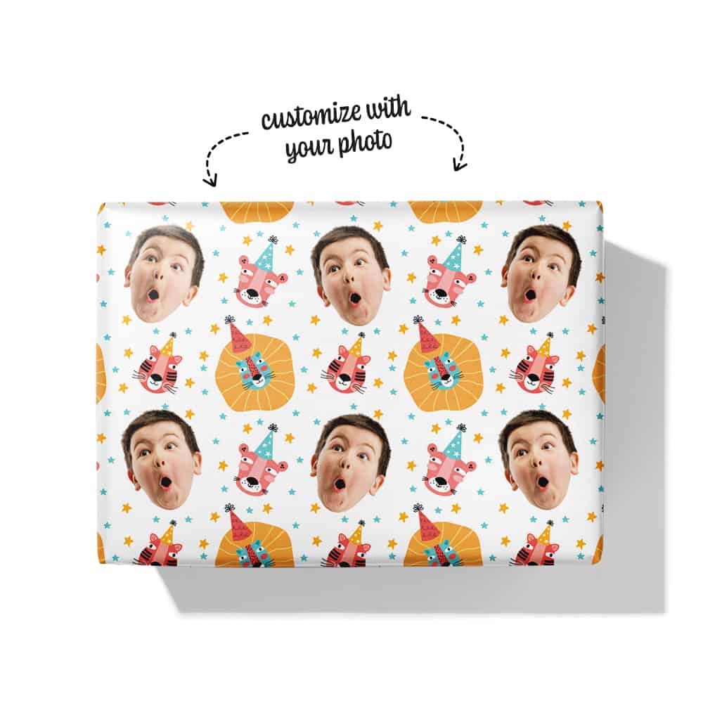 Birthday Gift Wrapping Paper Box