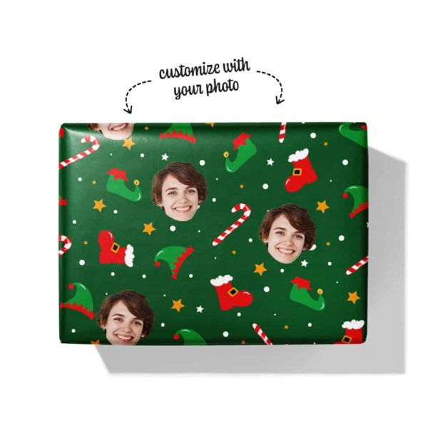 Custom Christmas Wrapping Paper Box