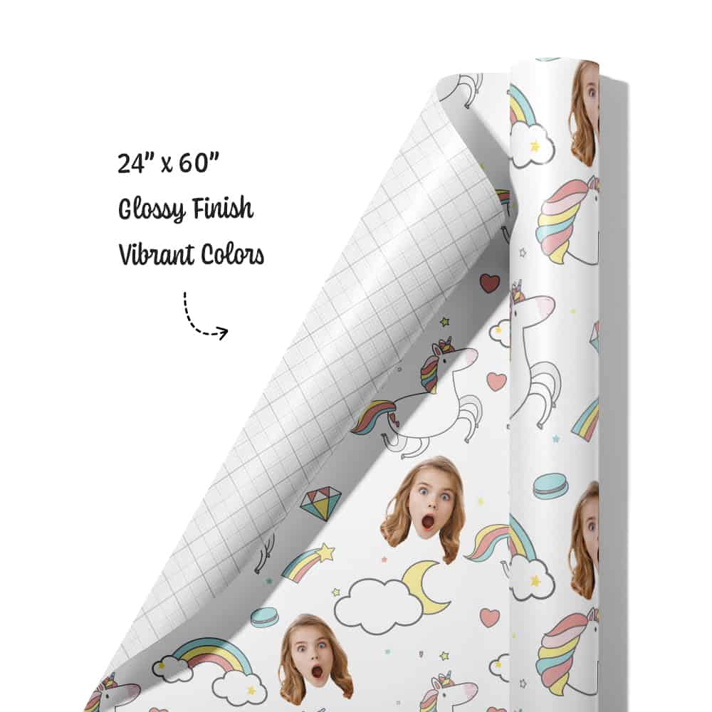 Unicorn Gift Wrap Roll