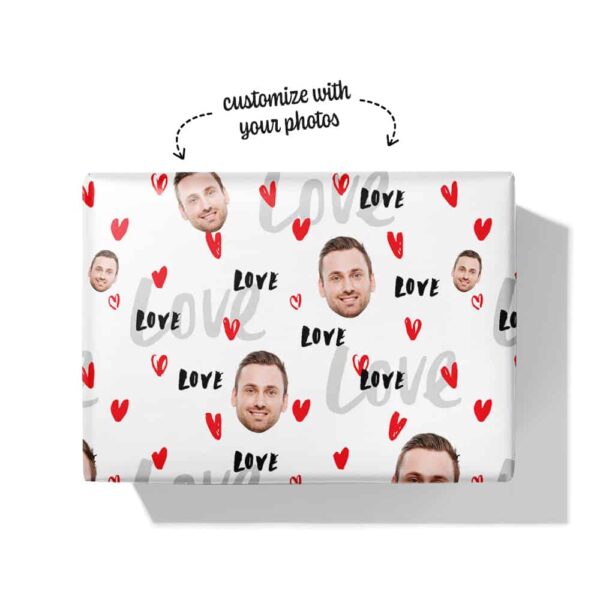 Valentines Gift Wrap Box