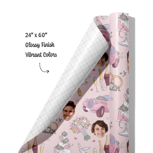 Wedding Gift Wrapping Paper Roll