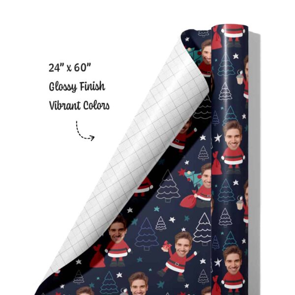 Personalized Christmas Wrapping Paper Roll