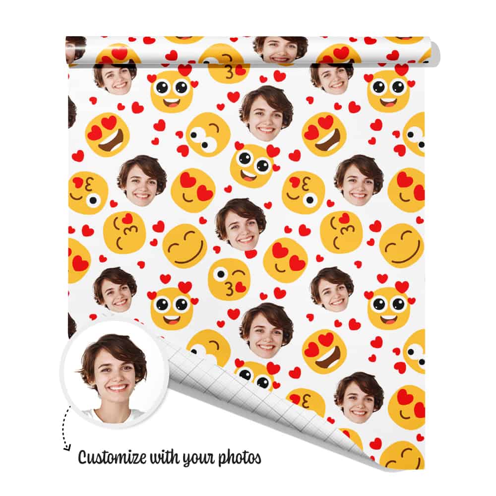 Heart Emoji Wrapping Paper