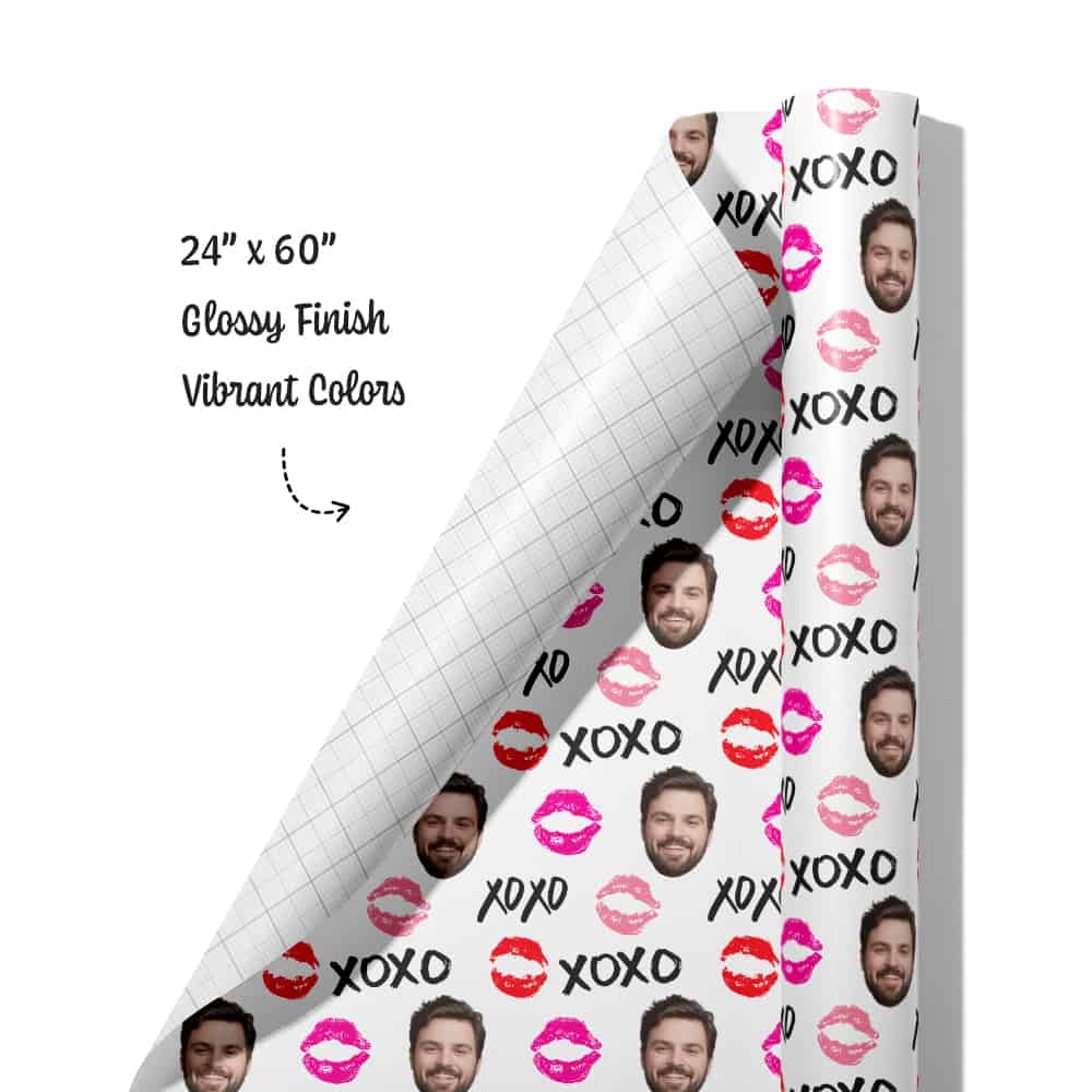 XOXO Wrapping Paper Roll
