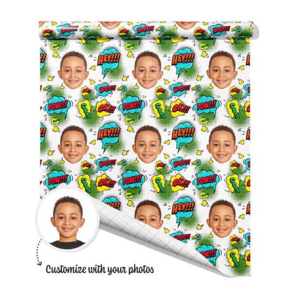 Comic Book Wrapping Paper