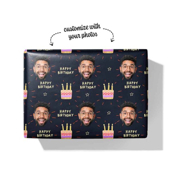 Happy Birthday Wrapping Paper Box