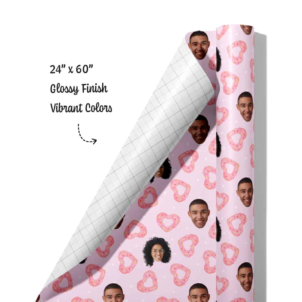 Heart Gift Wrap Roll