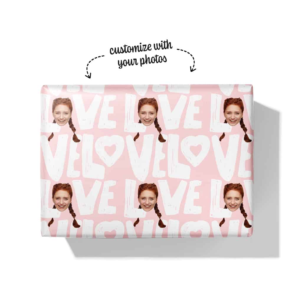 Light Pink Wrapping Paper Box