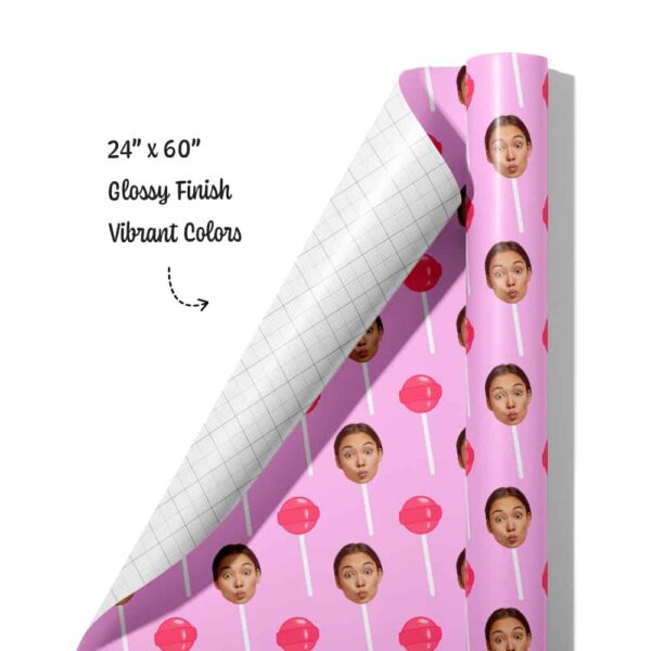 Lollipop Wrapping Paper Roll