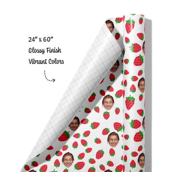 Strawberry Wrapping Paper Roll
