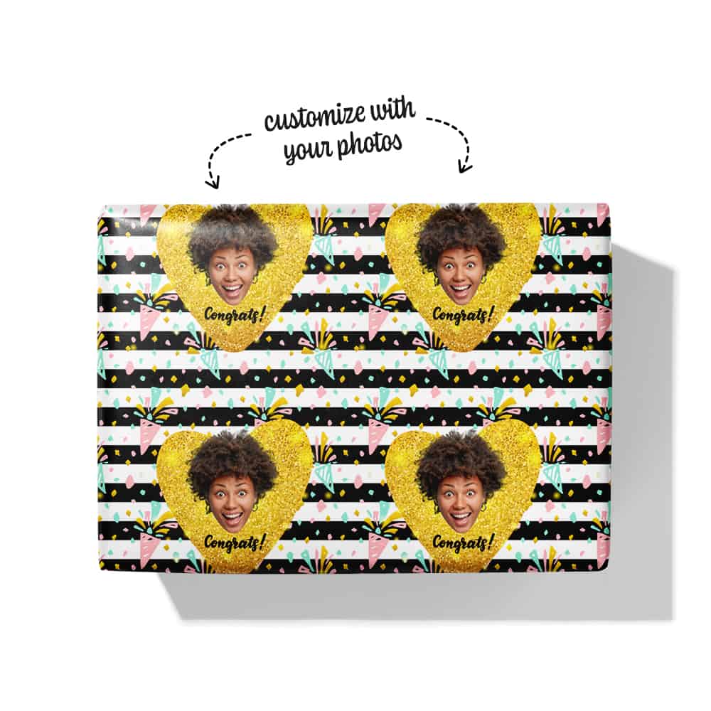 Congratulations Wrapping Paper Box