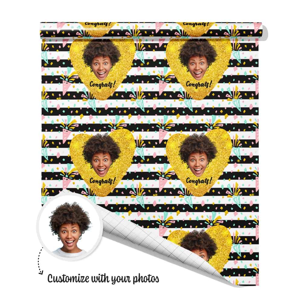 Congratulations Wrapping Paper