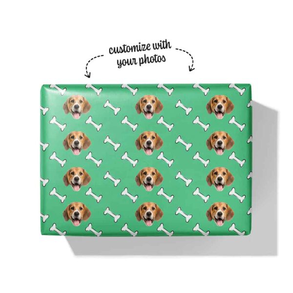 dog wrapping paper box