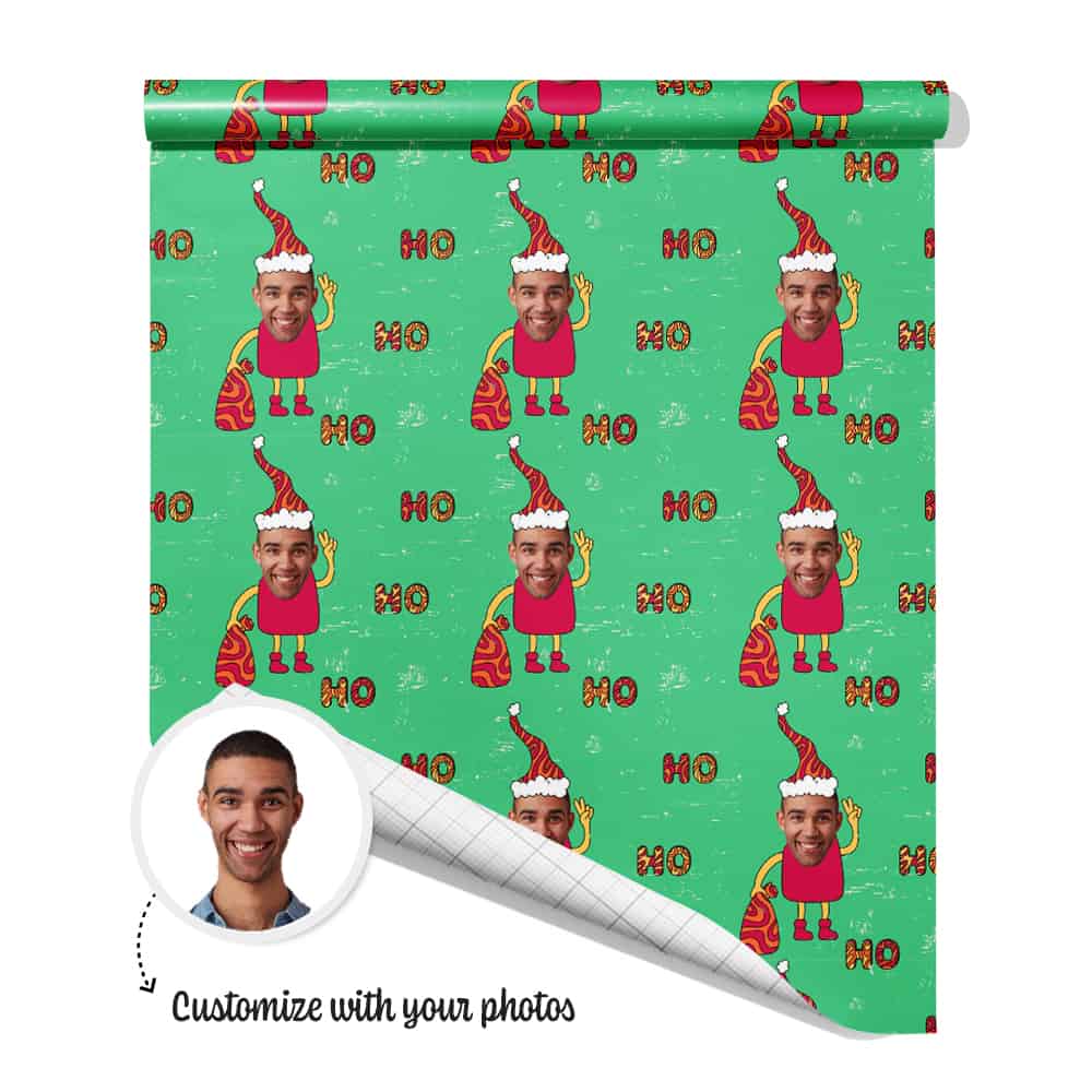 groovy christmas wrapping paper