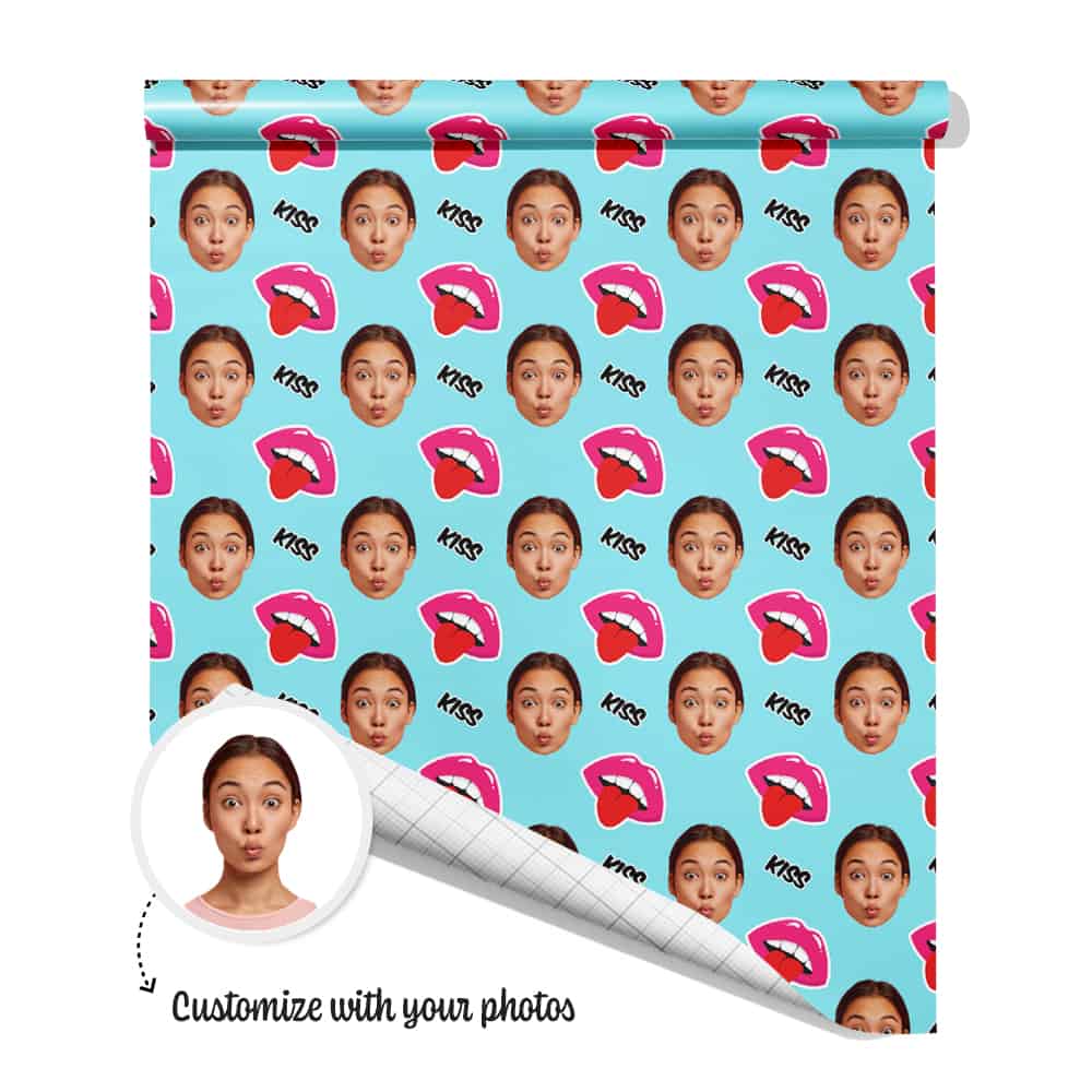 Kiss Kiss - Custom Wrapping Paper